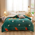 Motifs de courtepointe en flanelle de couette king size